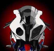 motorfiets vector sjabloon