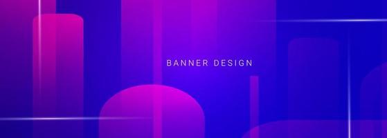 abstracte geometrische elegante moderne patroon kleurrijke banner achtergrond vector