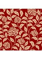 rood bloemen naadloos patroon vector