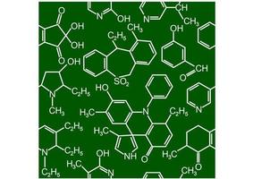 chemie wetenschap naadloos achtergrond vector