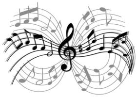 abstract musical samenstelling vector