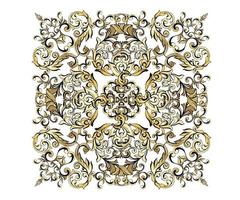 vector damast vintage barokke scroll ornament swirl. Victoriaanse monogram heraldische schild werveling. retro bloemen blad patroon grens gebladerte antiek acanthus kalligrafie gegraveerd tattoo.tile decor element