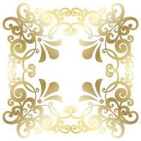 vector damast vintage barokke scroll ornament swirl. Victoriaanse monogram heraldische schild werveling. retro bloemen blad patroon grens gebladerte antiek acanthus kalligrafie gegraveerd tattoo.tile decor element