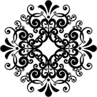 vector damast vintage barokke scroll ornament swirl. Victoriaanse monogram heraldische schild werveling. retro bloemen blad patroon grens gebladerte antiek acanthus kalligrafie gegraveerd tattoo.tile decor element