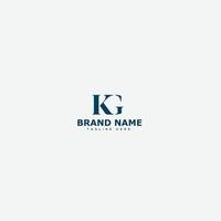 kg logo ontwerp sjabloon vector grafisch branding element.