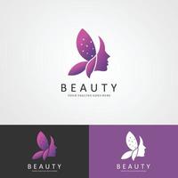 spa behandeling logo concept vector