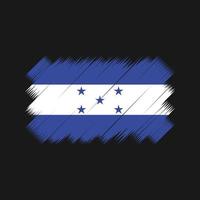 honduras vlag borstel vector. nationale vlag vector