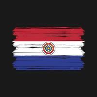 Paraguayaanse vlag vector. nationale vlag vector