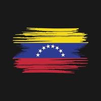 venezuela vlag penseelstreken. nationale vlag vector