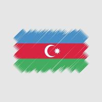 Azerbeidzjan vlag borstel vector. nationale vlag vector