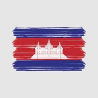 Cambodja vlag vector. nationale vlag vector