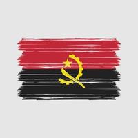 Angola vlag vector. nationale vlag vector