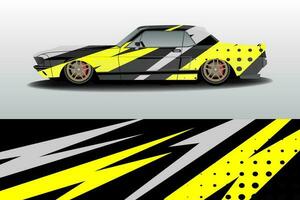rally racing auto achtergrond ontwerp vector