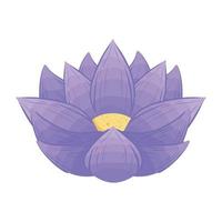 paarse lotusbloem vector