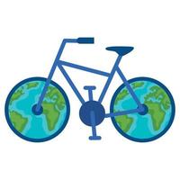 fiets voertuig eco vriendelijk vector