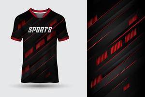 donker t overhemd sport- abstract Jersey geschikt voor racen, voetbal, gamen, motorcross en e sport- vector