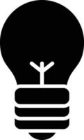 gloeilamp glyph-pictogram vector