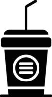 verkoudheid drinken glyph icoon vector