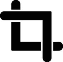 glyph-pictogram bijsnijden vector