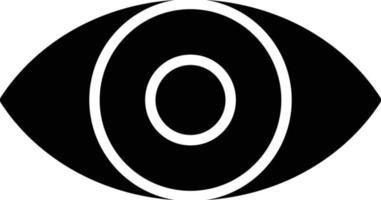 oog glyph icoon vector