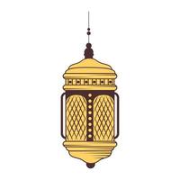 Arabisch lantaarn hangende vector