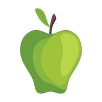 vers groen appel fruit vector