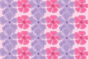 Purper en roze handgemaakt mooi bloem achtergrond vector