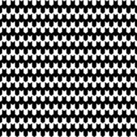 honden tand zwart en wit patroon. gans voet. naadloos patroon. vector