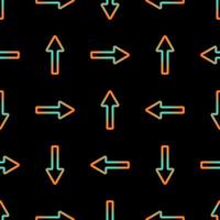 naadloos abstract meetkundig neon pijl patroon. vector. vector