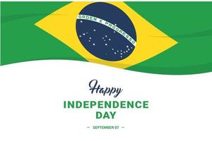 onafhankelijkheidsdag brazilië vector