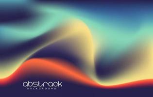 abstract achtergrond groen blauw oranje neon modern helling vector