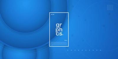 moderne elegante blauwe abstracte achtergrondgeometrie voor banner, dekking, flyer, brochure, posterontwerp, bedrijfspresentatie en website. eps10 vector