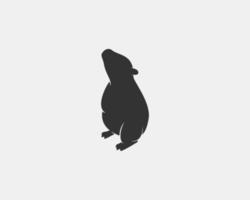 capibara vector silhouet