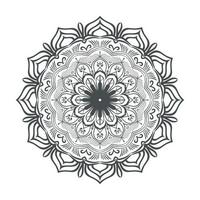 ronde mandala ontwerp voor kleur bladzijde en decoratie vector