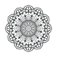 ronde mandala ontwerp voor kleur bladzijde en decoratie vector