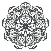 ronde mandala ontwerp voor kleur bladzijde en decoratie vector