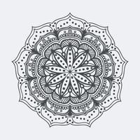 ronde mandala ontwerp voor kleur bladzijde en decoratie vector