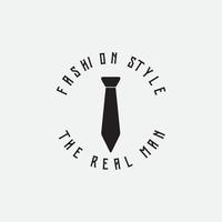 stropdas kantoor logo ontwerp vector illustratie symbool icoon