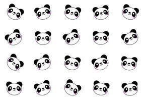 panda patroon schattig dier vector.eps vector