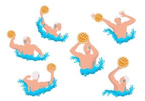 Waterpolo Atleten Vector