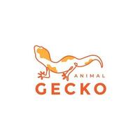 abstract gekko logo ontwerp kleurrijk vector