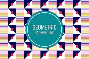 platte geometrische achtergrond vector