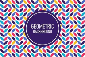 platte geometrische achtergrond vector