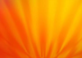 lichtgele, oranje vector glanzende abstracte achtergrond.