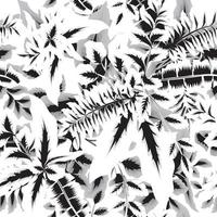 wijnoogst natuur behang naadloos patroon met tropisch planten bladeren en gebladerte Aan abstract achtergrond. oerwoud behang. Woud achtergrond. natuur achtergrond. voorjaar behang. prints structuur vector