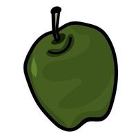 groene appel fruit vector