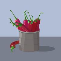 natuurlijk Chili peper illustratie vector