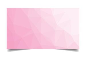 roze kleur driehoekig achtergrond structuur vector voor bedrijf kaart sjabloon