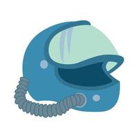 astronaut vlak helm ruimte teken logo vector illustratie vector illustratie