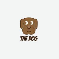 schattig hond hoofd icoon voor logo, karakter, of mascotte. vector